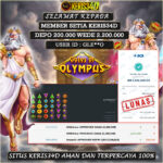 JACKPOT SLOT GACOR MAIN GATES OF OLYMPUS 12 APRIL 2025