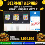 JACKPOT SLOT GACOR MAIN MAHJONG WAYS 2 01 OCTOBER 2025