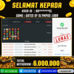 JACKPOT SLOT GACOR MAIN GATES OF OLYMPUS 1000 17 NOVEMBER 2025