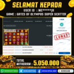 PROVIDER SLOT : PRAGMATIC PLAY (GATES OF OLYMPUS SUPER SCATER)