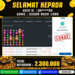 JACKPOT SLOT GACOR MAIN SUGAR RUSH 1000 13 DESEMBER 2025