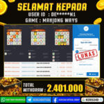 JACKPOT SLOT GACOR MAIN MAHJONG WAYS 20 DESEMBER 2025