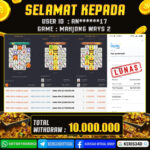 JACKPOT SLOT GACOR MAIN MAHJONG WAYS 2 23 DESEMBER 2025