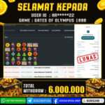 JACKPOT SLOT GACOR MAIN GATES OF OLYMPUS 1000 24 DESEMBER 2025