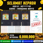 JACKPOT SLOT GACOR MAIN MAHJONG WAYS 20 DESEMBER 2025