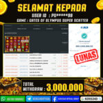 JACKPOT SLOT GACOR MAIN GATES OF OLYMPUS SUPER SCATER 17 JANUARI 2026