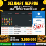 JACKPOT SLOT GACOR MAIN GATES OF OLYMPUS 1000 31 JANUARI 2026